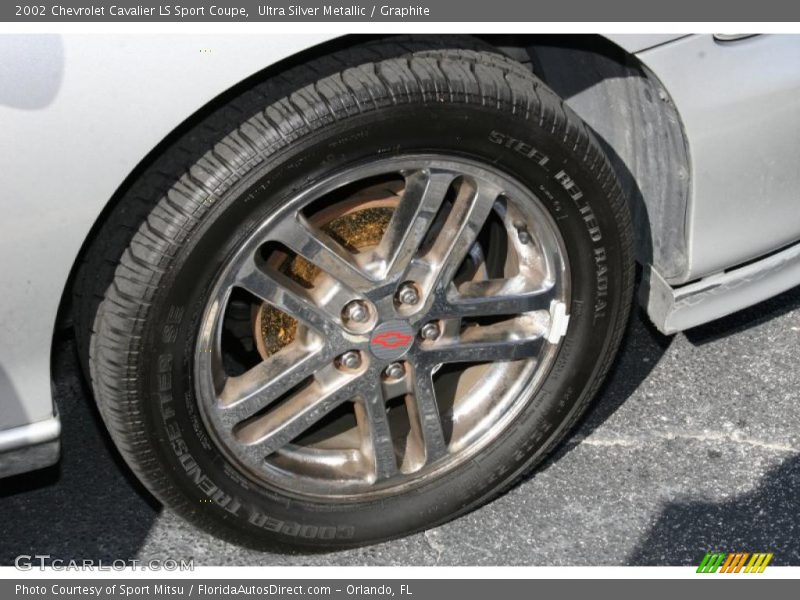 Ultra Silver Metallic / Graphite 2002 Chevrolet Cavalier LS Sport Coupe