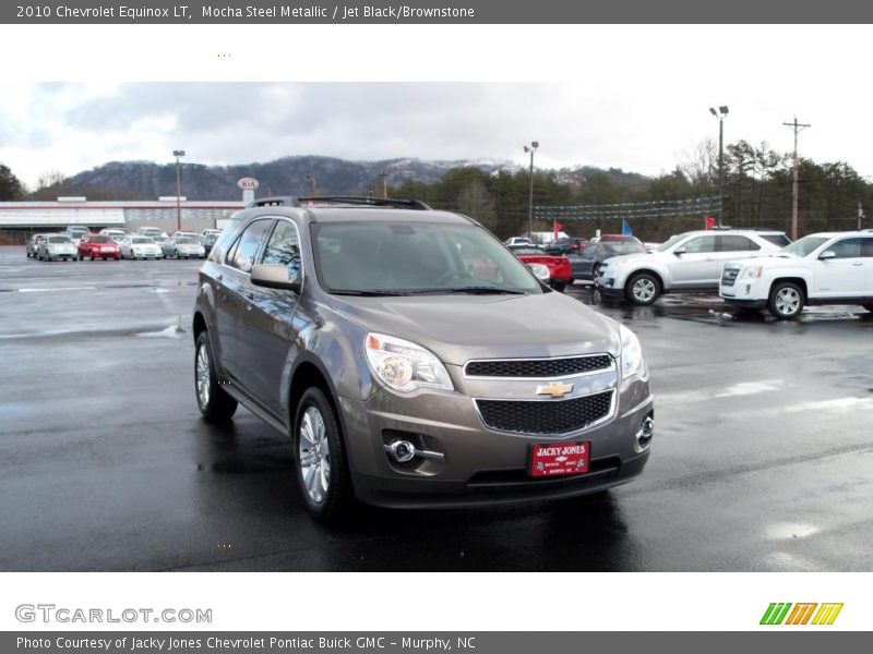 Mocha Steel Metallic / Jet Black/Brownstone 2010 Chevrolet Equinox LT
