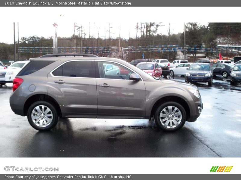 Mocha Steel Metallic / Jet Black/Brownstone 2010 Chevrolet Equinox LT