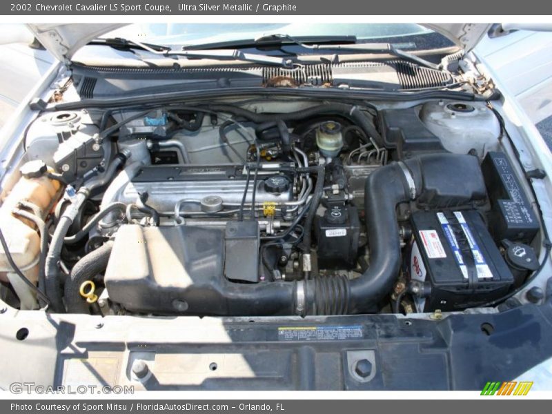 Ultra Silver Metallic / Graphite 2002 Chevrolet Cavalier LS Sport Coupe
