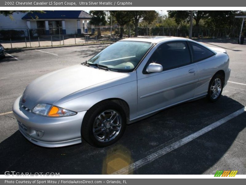 Ultra Silver Metallic / Graphite 2002 Chevrolet Cavalier LS Sport Coupe