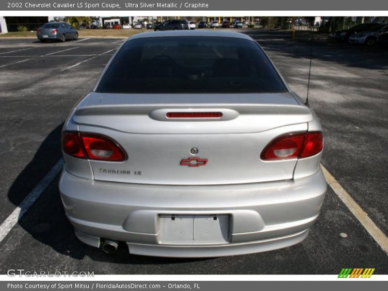 Ultra Silver Metallic / Graphite 2002 Chevrolet Cavalier LS Sport Coupe