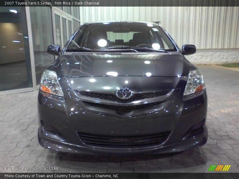 Flint Mica / Dark Charcoal 2007 Toyota Yaris S Sedan