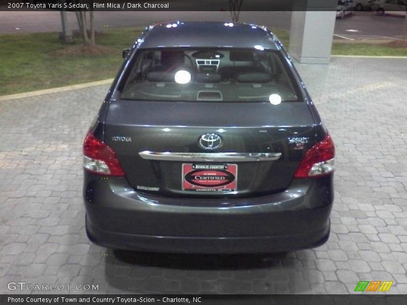 Flint Mica / Dark Charcoal 2007 Toyota Yaris S Sedan