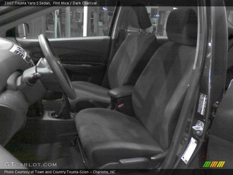 Flint Mica / Dark Charcoal 2007 Toyota Yaris S Sedan