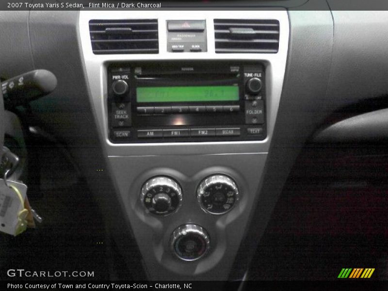 Flint Mica / Dark Charcoal 2007 Toyota Yaris S Sedan