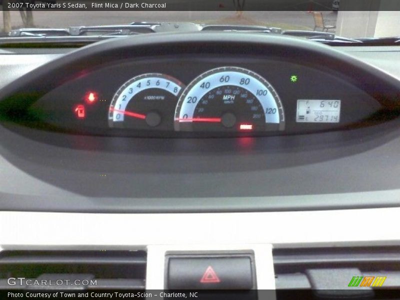 Flint Mica / Dark Charcoal 2007 Toyota Yaris S Sedan