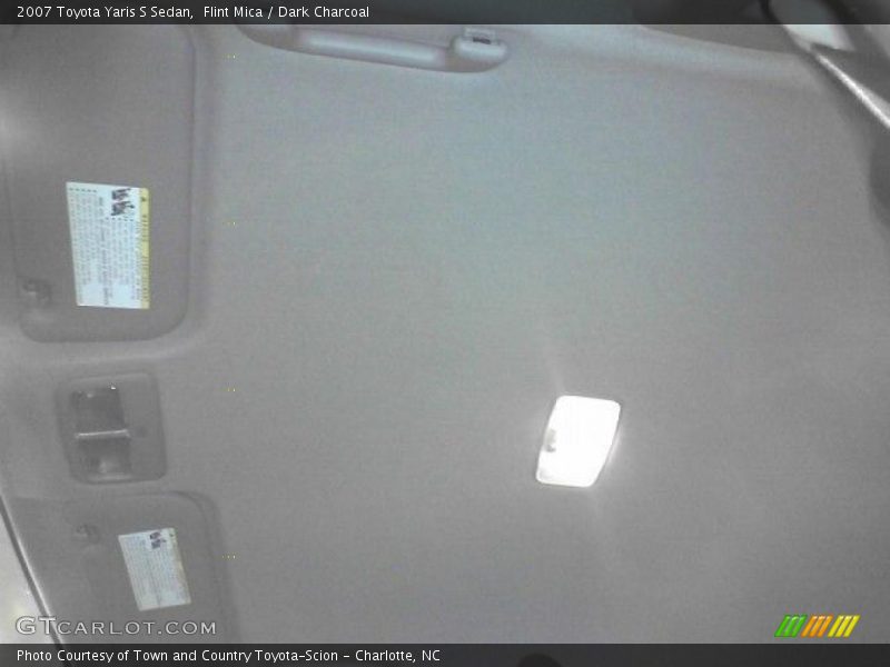 Flint Mica / Dark Charcoal 2007 Toyota Yaris S Sedan