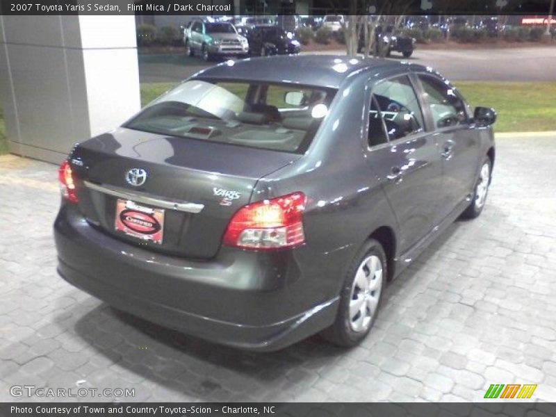Flint Mica / Dark Charcoal 2007 Toyota Yaris S Sedan