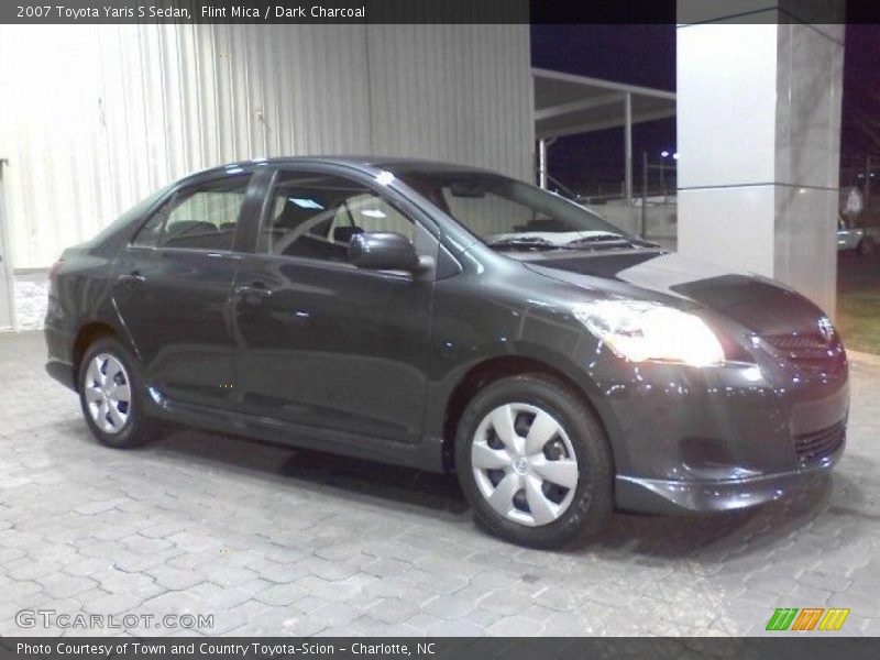 Flint Mica / Dark Charcoal 2007 Toyota Yaris S Sedan