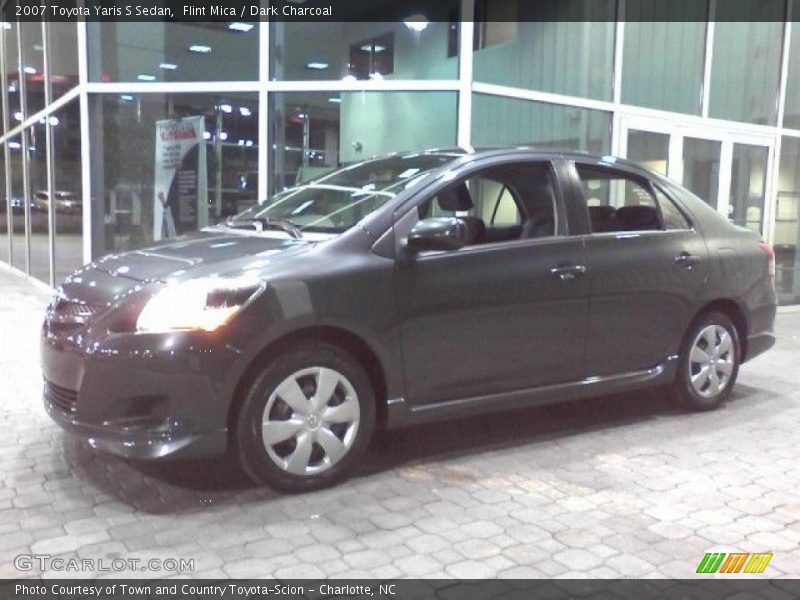 Flint Mica / Dark Charcoal 2007 Toyota Yaris S Sedan