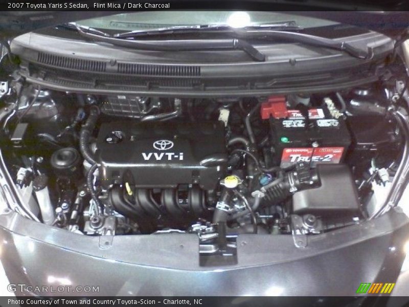 Flint Mica / Dark Charcoal 2007 Toyota Yaris S Sedan