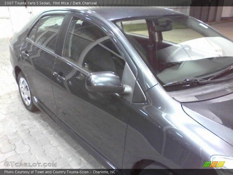 Flint Mica / Dark Charcoal 2007 Toyota Yaris S Sedan