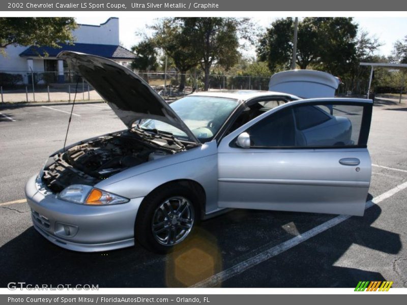 Ultra Silver Metallic / Graphite 2002 Chevrolet Cavalier LS Sport Coupe