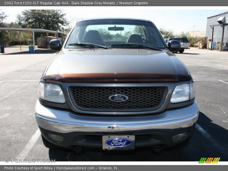 Dark Shadow Grey Metallic / Medium Graphite 2002 Ford F150 XLT Regular Cab 4x4