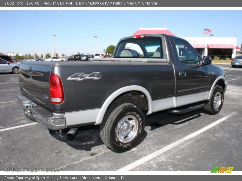 Dark Shadow Grey Metallic / Medium Graphite 2002 Ford F150 XLT Regular Cab 4x4