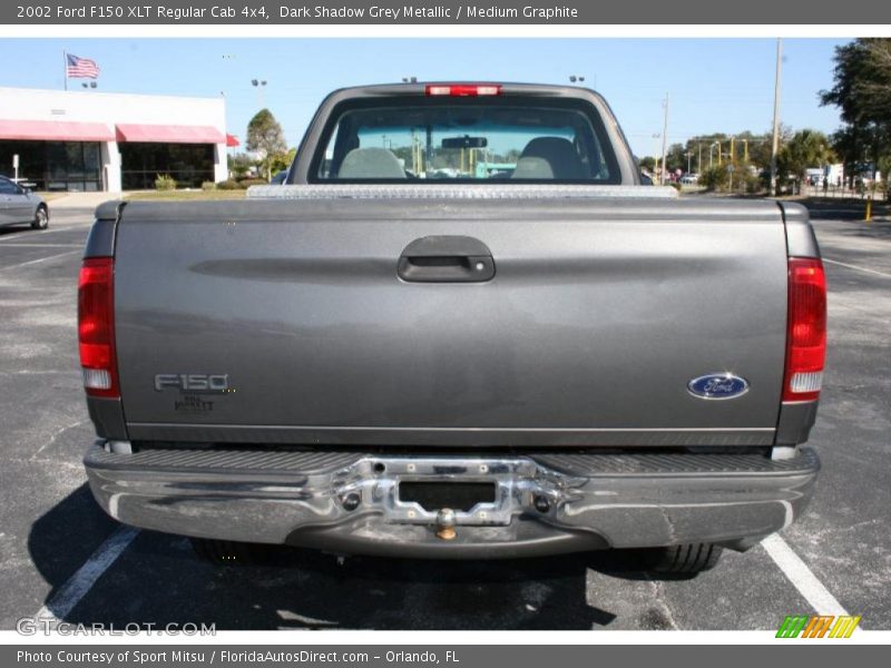 Dark Shadow Grey Metallic / Medium Graphite 2002 Ford F150 XLT Regular Cab 4x4