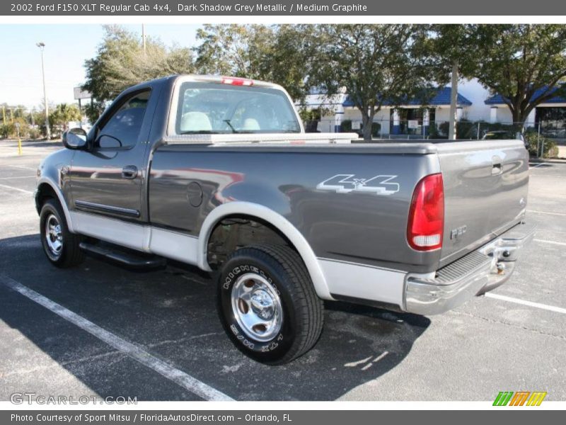 Dark Shadow Grey Metallic / Medium Graphite 2002 Ford F150 XLT Regular Cab 4x4