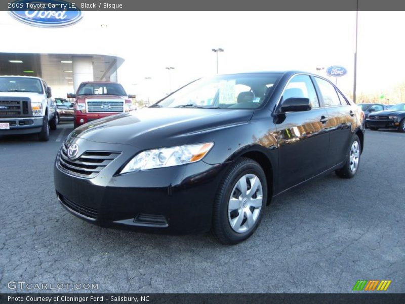 Black / Bisque 2009 Toyota Camry LE