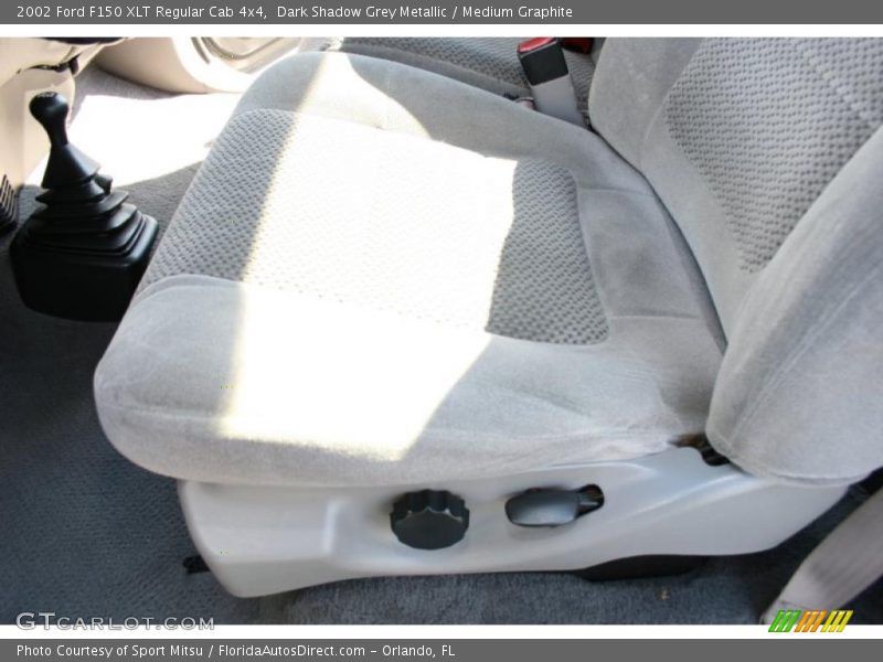 Dark Shadow Grey Metallic / Medium Graphite 2002 Ford F150 XLT Regular Cab 4x4