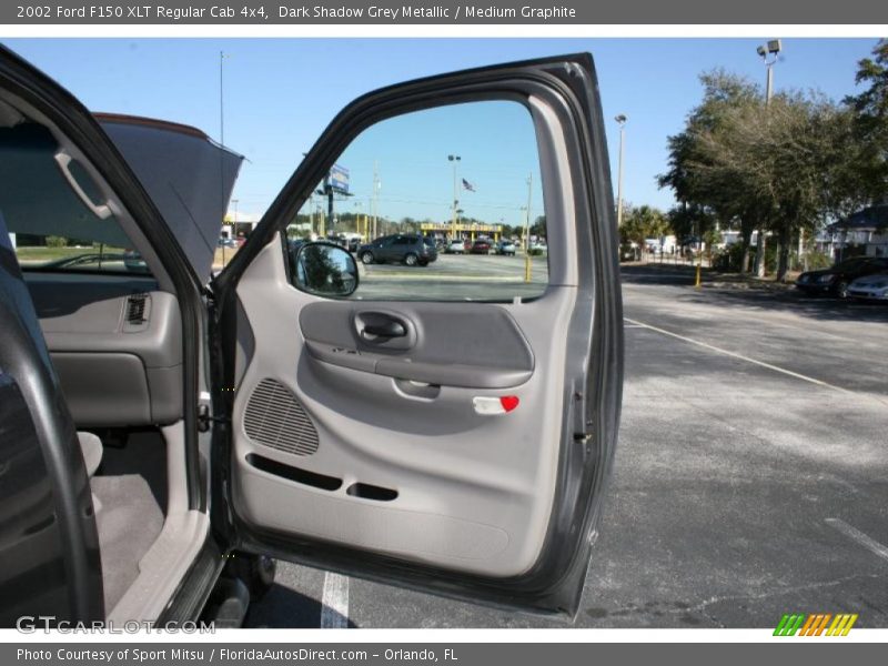Dark Shadow Grey Metallic / Medium Graphite 2002 Ford F150 XLT Regular Cab 4x4