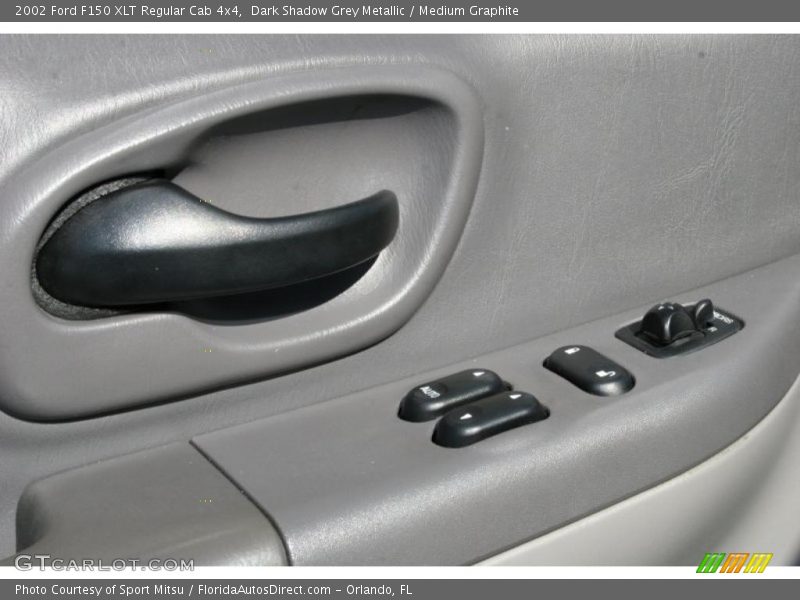 Dark Shadow Grey Metallic / Medium Graphite 2002 Ford F150 XLT Regular Cab 4x4