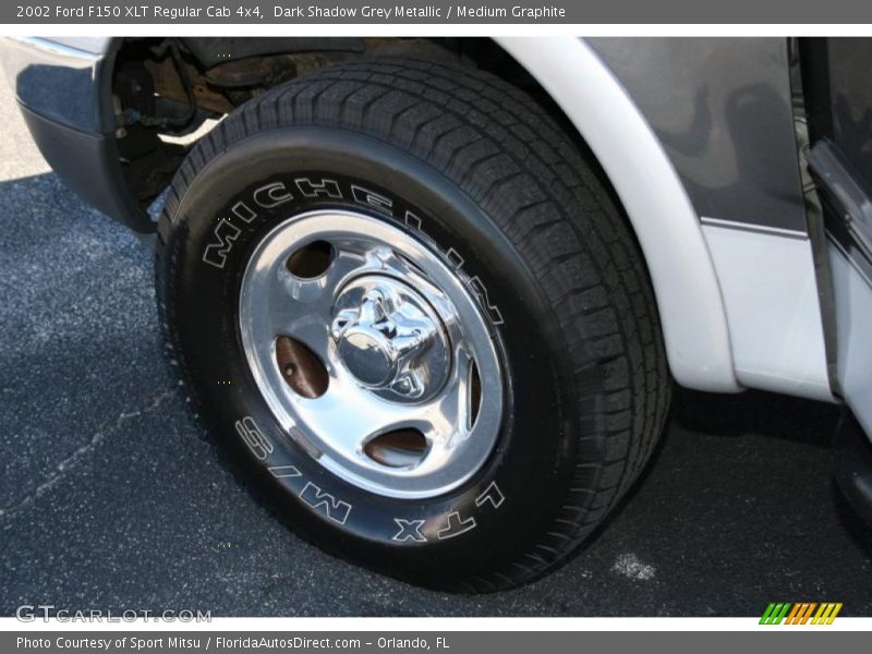 Dark Shadow Grey Metallic / Medium Graphite 2002 Ford F150 XLT Regular Cab 4x4