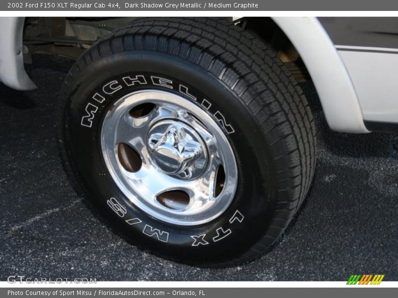 Dark Shadow Grey Metallic / Medium Graphite 2002 Ford F150 XLT Regular Cab 4x4
