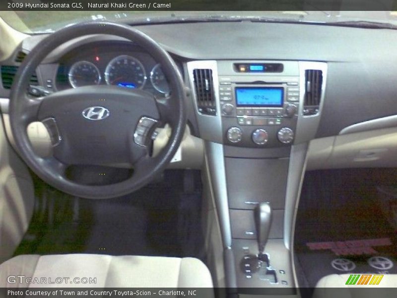 Natural Khaki Green / Camel 2009 Hyundai Sonata GLS