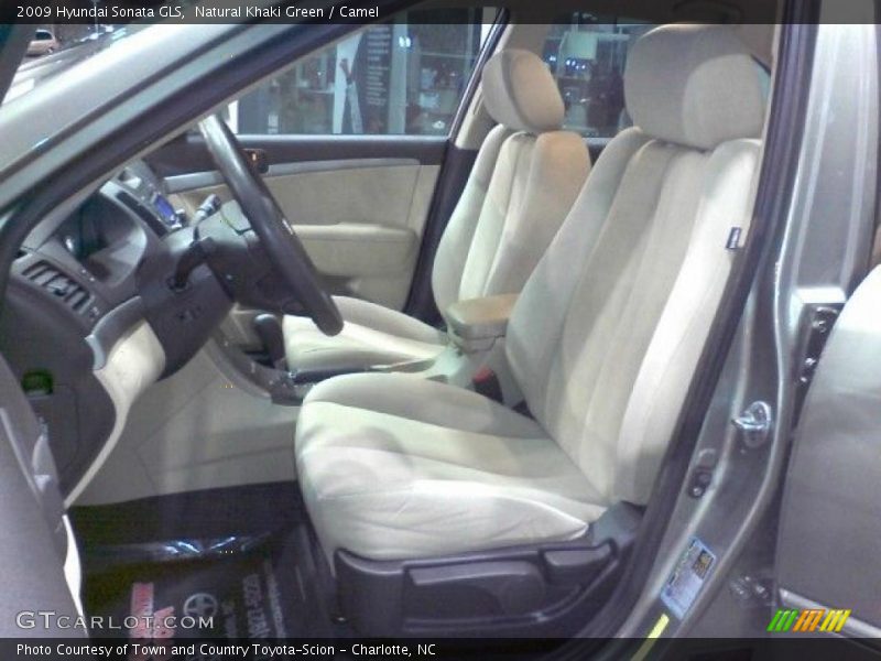 Natural Khaki Green / Camel 2009 Hyundai Sonata GLS