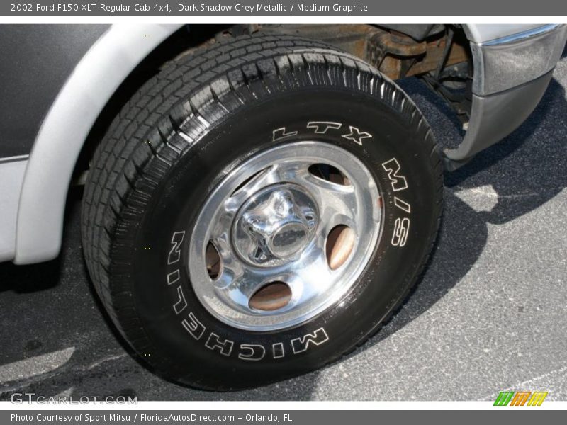 Dark Shadow Grey Metallic / Medium Graphite 2002 Ford F150 XLT Regular Cab 4x4