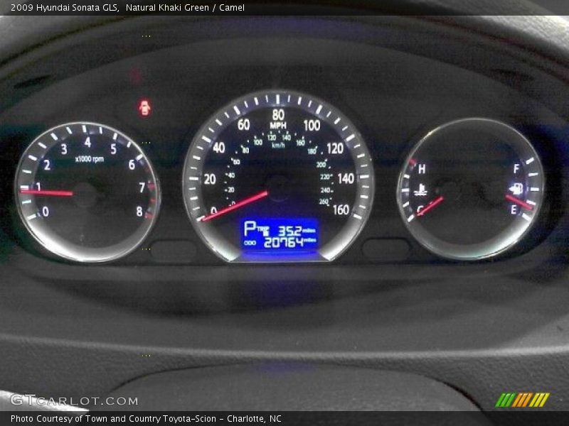 Natural Khaki Green / Camel 2009 Hyundai Sonata GLS