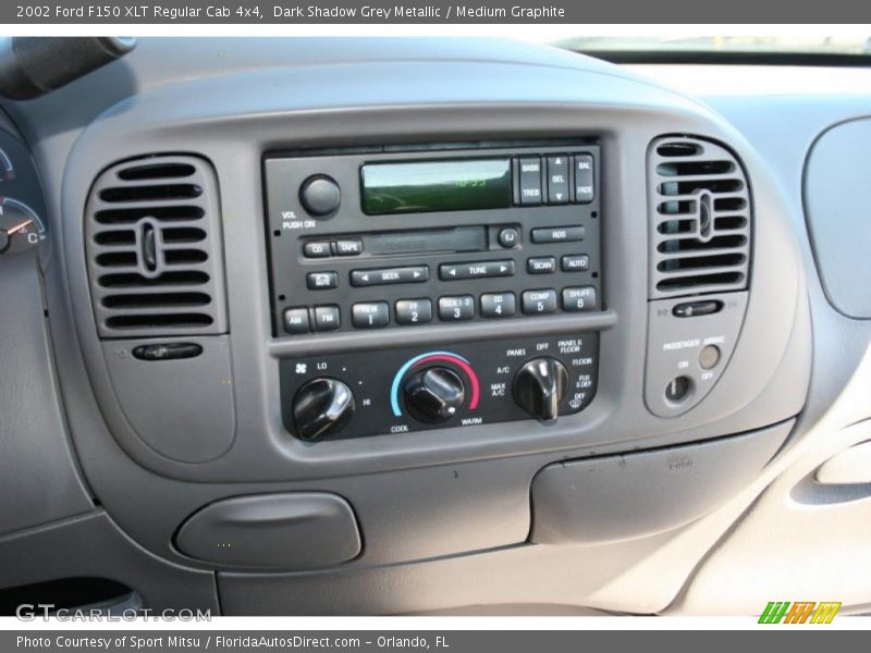 Dark Shadow Grey Metallic / Medium Graphite 2002 Ford F150 XLT Regular Cab 4x4