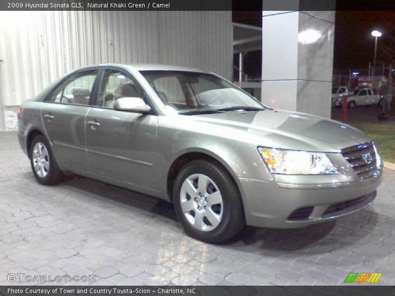 Natural Khaki Green / Camel 2009 Hyundai Sonata GLS
