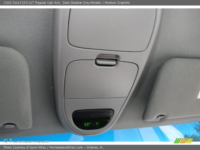 Dark Shadow Grey Metallic / Medium Graphite 2002 Ford F150 XLT Regular Cab 4x4