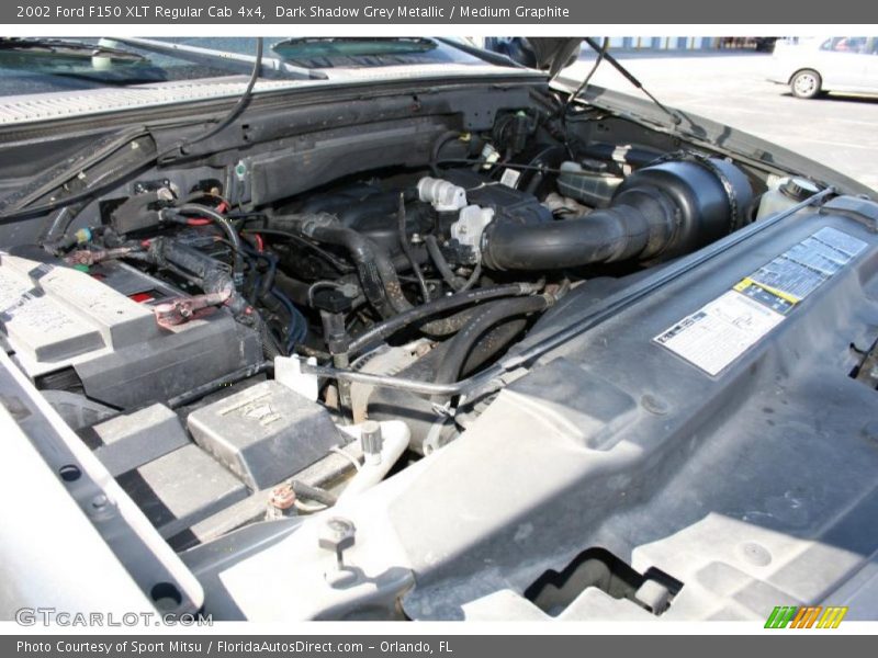 Dark Shadow Grey Metallic / Medium Graphite 2002 Ford F150 XLT Regular Cab 4x4