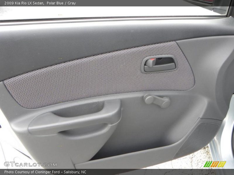 Polar Blue / Gray 2009 Kia Rio LX Sedan