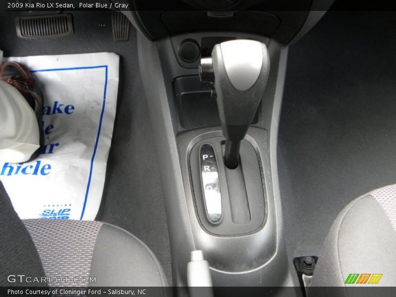 Polar Blue / Gray 2009 Kia Rio LX Sedan