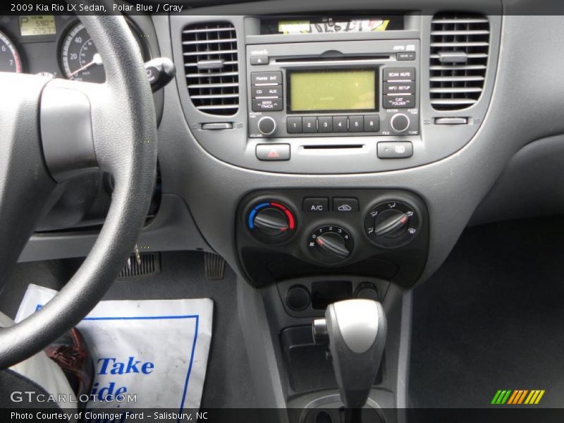 Polar Blue / Gray 2009 Kia Rio LX Sedan
