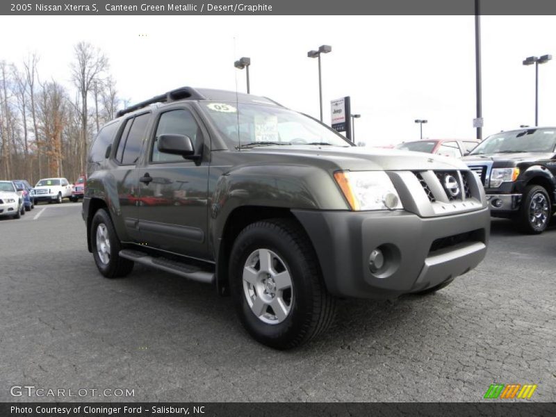 Canteen Green Metallic / Desert/Graphite 2005 Nissan Xterra S