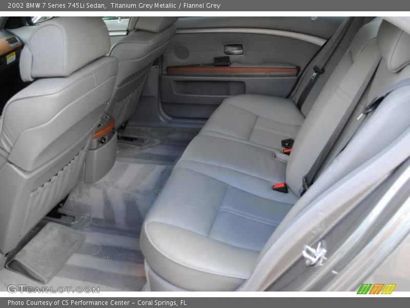 Titanium Grey Metallic / Flannel Grey 2002 BMW 7 Series 745Li Sedan