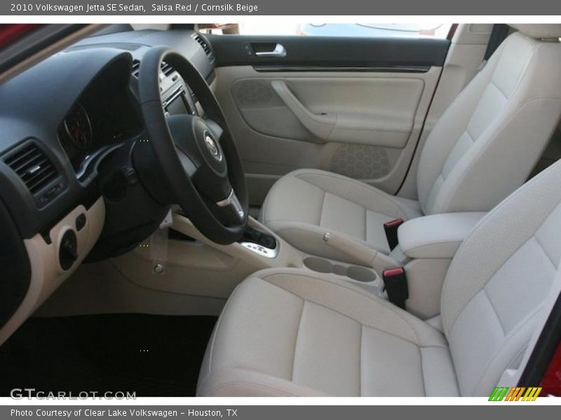 Salsa Red / Cornsilk Beige 2010 Volkswagen Jetta SE Sedan