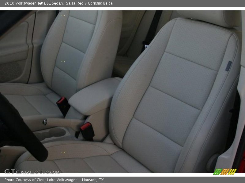 Salsa Red / Cornsilk Beige 2010 Volkswagen Jetta SE Sedan