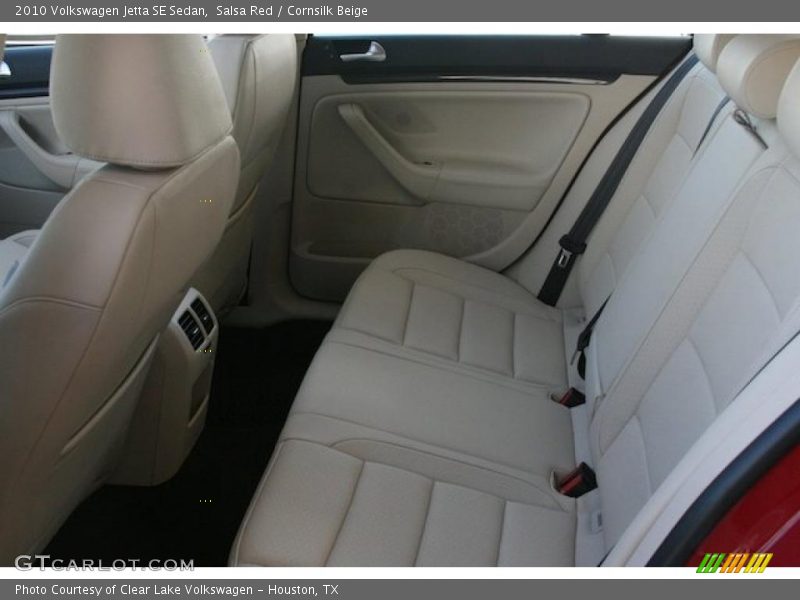 Salsa Red / Cornsilk Beige 2010 Volkswagen Jetta SE Sedan