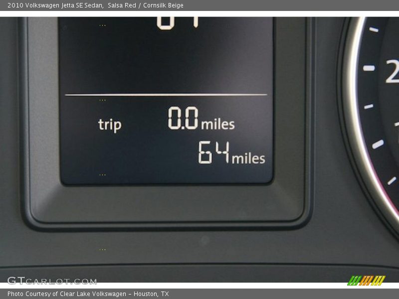 Salsa Red / Cornsilk Beige 2010 Volkswagen Jetta SE Sedan