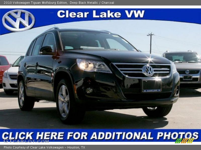 Deep Black Metallic / Charcoal 2010 Volkswagen Tiguan Wolfsburg Edition
