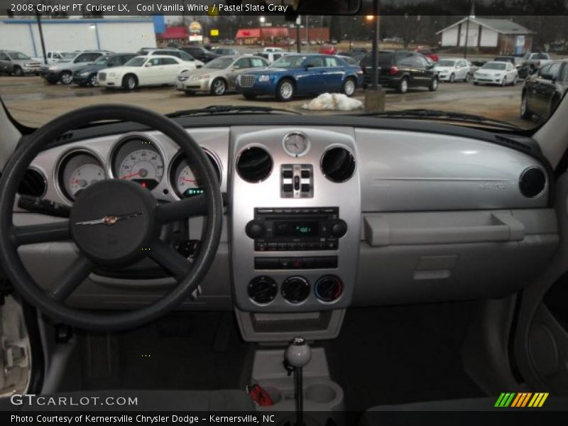 Cool Vanilla White / Pastel Slate Gray 2008 Chrysler PT Cruiser LX