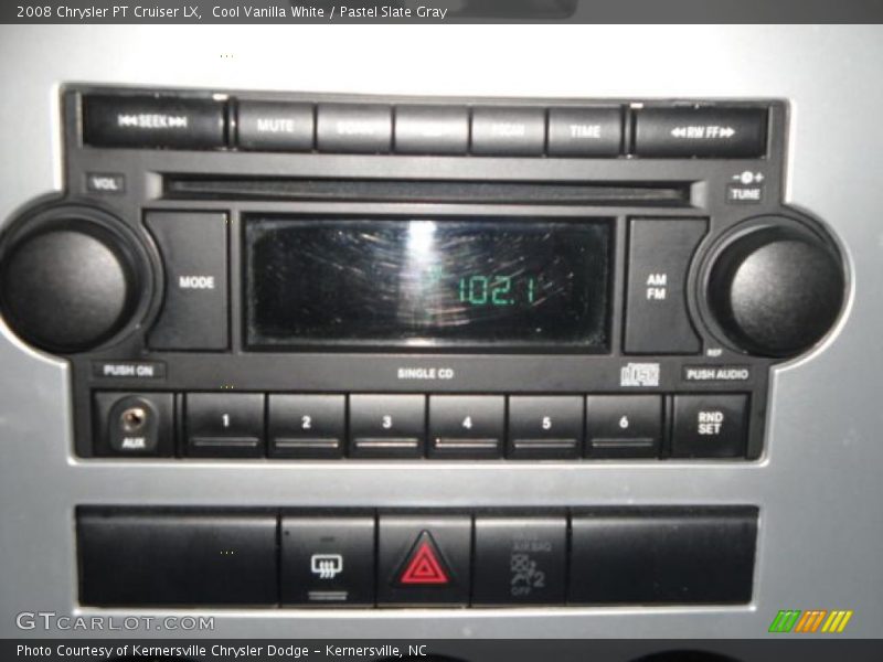 Cool Vanilla White / Pastel Slate Gray 2008 Chrysler PT Cruiser LX