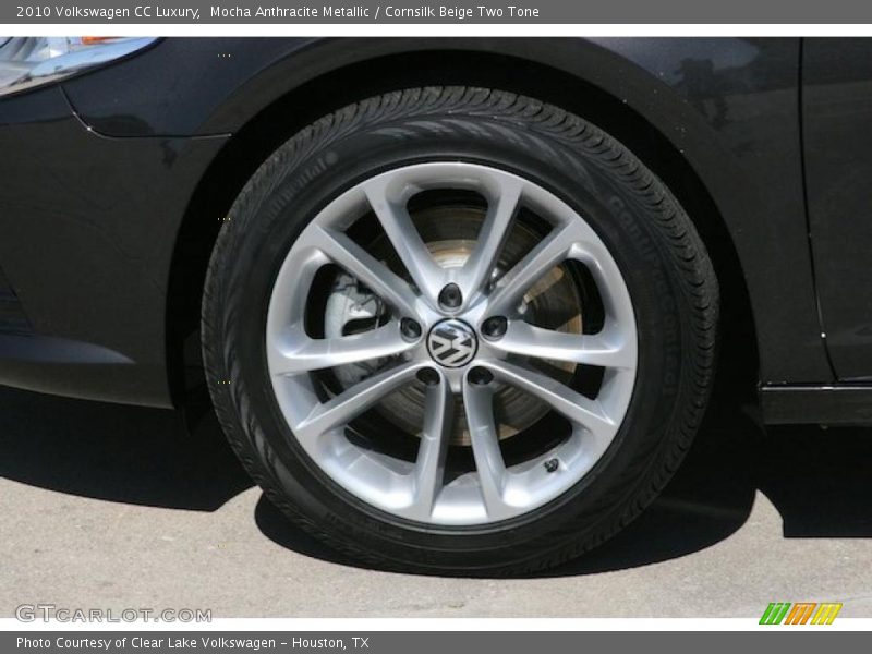 Mocha Anthracite Metallic / Cornsilk Beige Two Tone 2010 Volkswagen CC Luxury