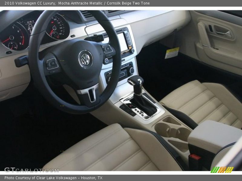 Mocha Anthracite Metallic / Cornsilk Beige Two Tone 2010 Volkswagen CC Luxury
